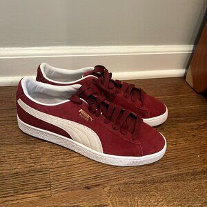 Puma Suede Classic XXI Shoes - Cabernet/White
